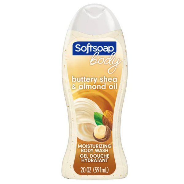 Softsoap Buttery Shea & Almond Oil Body Wash, 20 oz