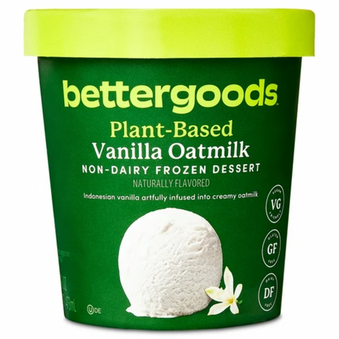 bettergoods Plant-Based Vanilla Oatmilk Non-Dairy Frozen Dessert, 16 fl oz