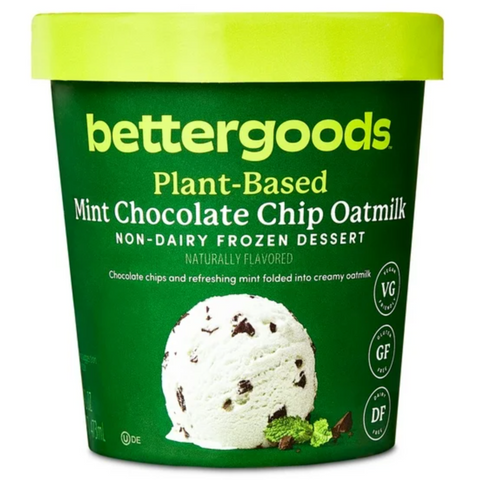 bettergoods Plant-Based Chocolate Chip Oatmilk Non-Dairy Frozen Dessert, 16 fl oz