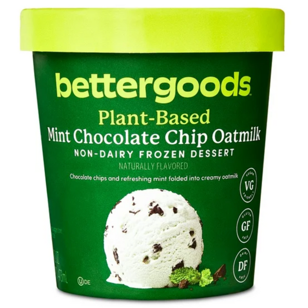 Bettergoods Plant-Based Chocolate Chip Oatmilk Non-Dairy Frozen Dessert, 16 fl oz