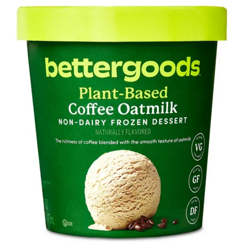 bettergoods Plant-Based Coffee Oatmilk Non-Dairy Frozen Dessert, 16 fl oz