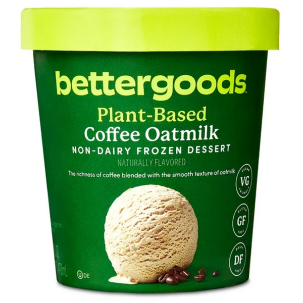 Bettergoods Plant-Based Coffee Oatmilk Non-Dairy Frozen Dessert, 16 fl oz