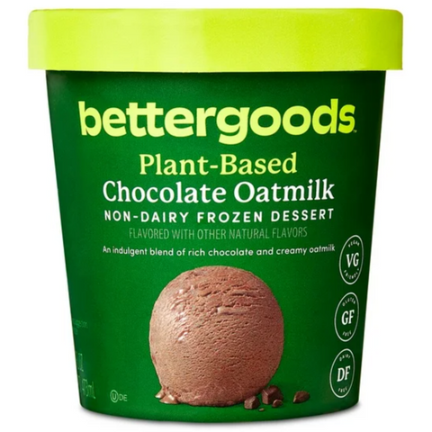 bettergoods Plant-Based Chocolate Oatmilk Non-Dairy Frozen Dessert, 16 fl oz