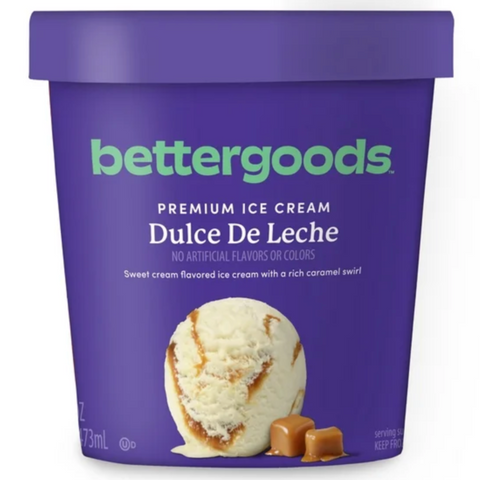 bettergoods Dulce De Leche Premium Ice Cream, 16 fl oz