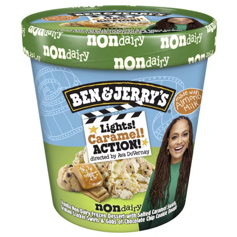 Ben & Jerry's Non-Dairy Lights Caramel Action! Frozen Dessert, 16oz