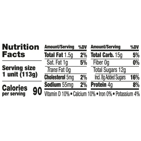 Activia Prune Probiotic Yogurt, Lowfat Yogurt Cups, 4 oz, 4 Count