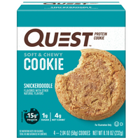 Quest Protein Cookie, High Protein, Snickerdoodle, 4 Count
