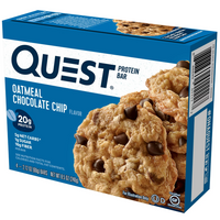 Quest Nutrition, Protein Bars, High Protein, Low Carb, Oatmeal Chocolate Chip, 4 Count