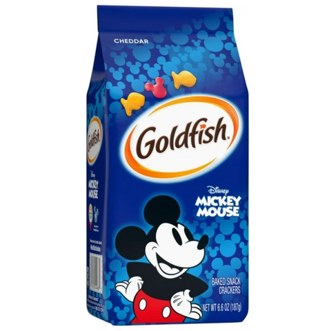 Goldfish Disney Mickey Mouse Cheddar Crackers, 6.6oz