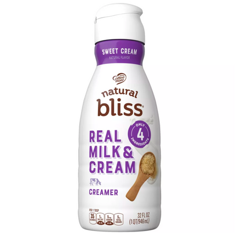 Coffee mate Natural Bliss Sweet Cream Creamer, 32 fl oz