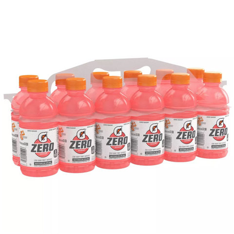 Gatorade G Zero Watermelon Splash Sports Drink, 12 Ct