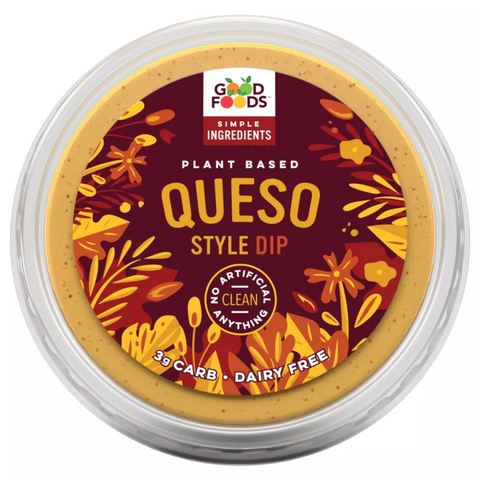 Good Foods Plant Based Queso Style Dip, 8oz