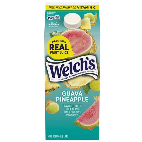 Welch's Guava Pineapple Fruit Juice Drink, 59 fl oz