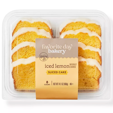 Favorite Day™ Iced Lemon Sliced Loaf Cake, 14.1oz