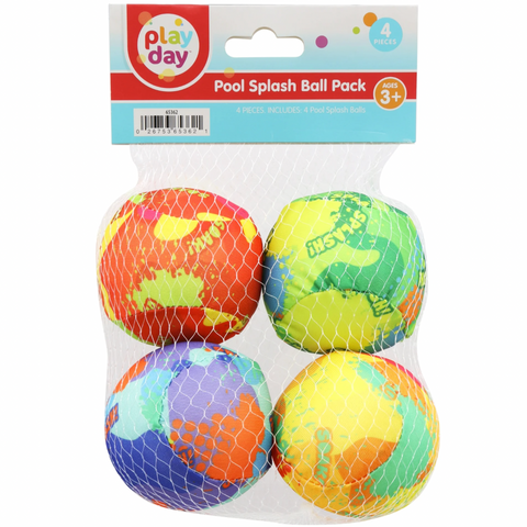 Play Day Splash Balls, 4 Count