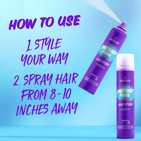 Aussie Instant Freeze Aero Hair Spray, 10oz