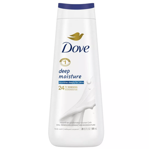 Dove Deep Moisture Nourishes the Driest Skin Body Wash, 20 fl oz