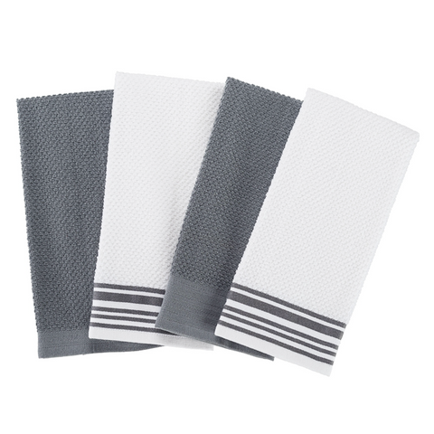 Mainstays 16”x26” Woven Kitchen Towel Set, 4 Pack