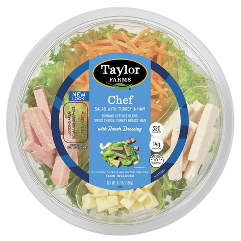 Taylor Farms Chef with Turkey Salad Bowl, 6.7 oz