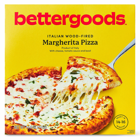 bettergoods Italian Wood-Fired Margherita Frozen Pizza, 14.6 oz