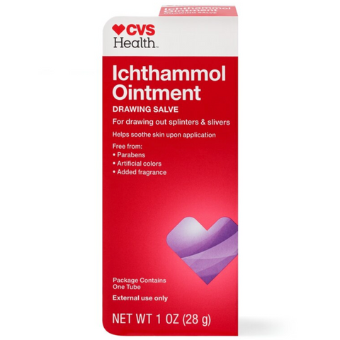 Icthammol Ointment Drawing Salve, 1 oz