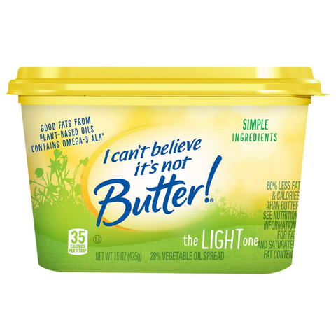 I Can't Believe It's Not Butter! Light Spread, 15 oz