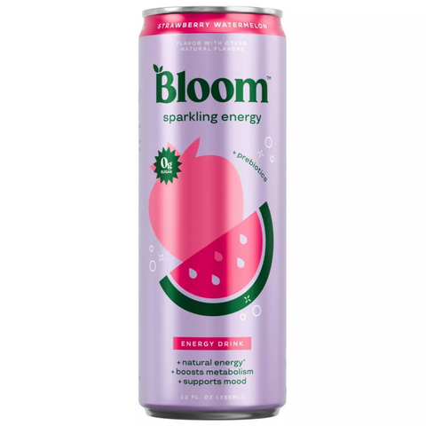 Bloom Strawberry Watermelon Energy Drink, 12 fl oz