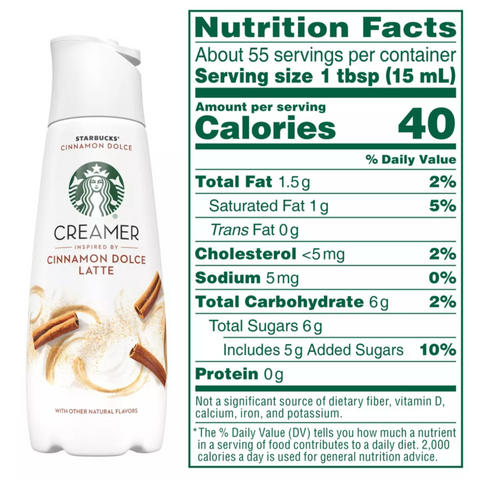 Starbucks Cinnamon Dolce Creamer, 28 fl oz