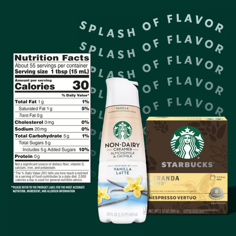 Starbucks Vanilla Latte Non Dairy Creamer, 28 fl oz