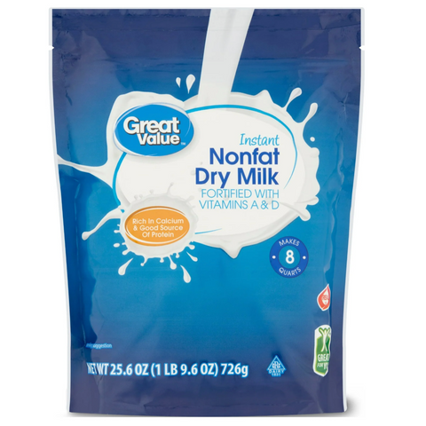 Great Value Instant Nonfat Dry Milk, 25.6 oz