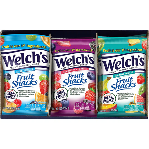 Welch's Fruit Snacks Tray, 20 Count