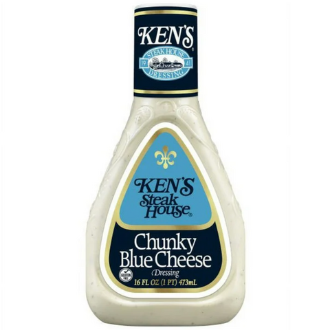 Ken's Steak House Chunky Blue Cheese Salad Dressing, 16oz