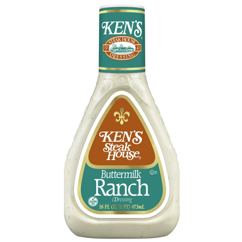 Ken's Steak House Buttermilk Ranch Salad Dressing, 16oz