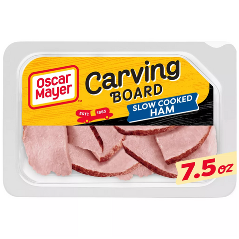 Oscar Mayer Carving Board Slow Cooked Ham Sliced Lunch Meat, 7.5oz