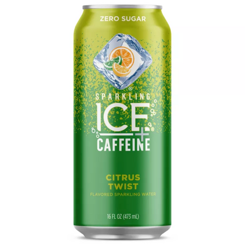 Sparkling Ice +Caffeine Triple Citrus, 16 fl oz