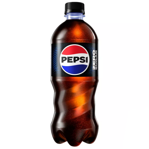 Pepsi Zero Sugar Cola Soda Soft Drink, 20 fl oz