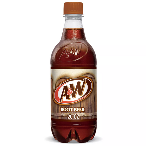 A&W Root Beer Soda, 20 fl oz