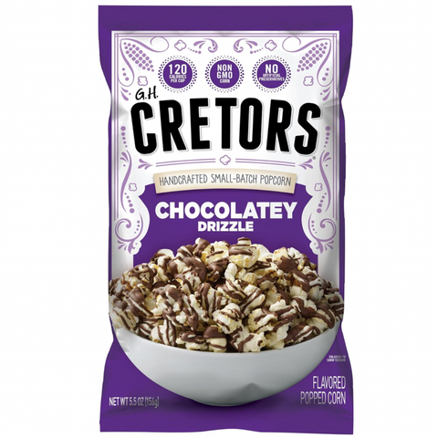 G.H. Cretors Popcorn, Chocolatey Drizzle, 5.5oz