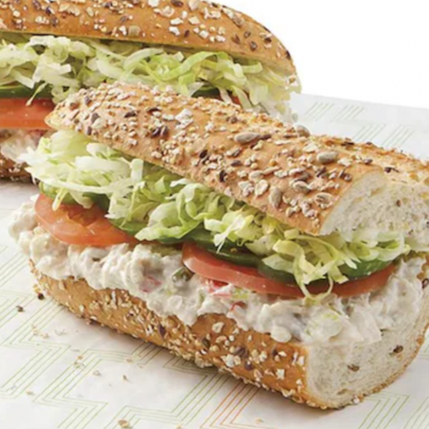 Store Brand Chicken Salad Sub, Half