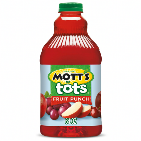 Mott's for Tots Fruit Punch Juice, 64 Fl Oz