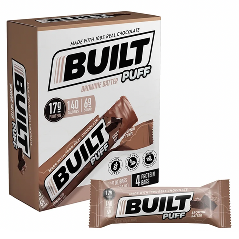 Built Bar Brownie Batter Protein Bars, 4 Count