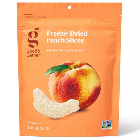 Good & Gather™ Freeze Dried Peach Slices, 1.25oz