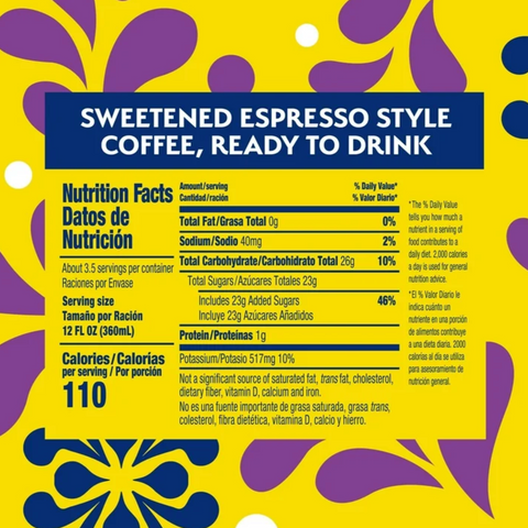 Café Bustelo Sweetened Iced Coffee, 40 oz