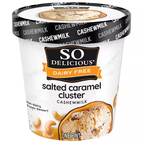 So Delicious Salted Caramel Cluster Cashew Milk Frozen Dessert, 16oz