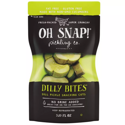 OH SNAP! Dilly Bites Fresh Dill Pickle Snacking Cuts, 3.25 fl oz