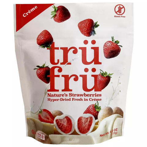 Tru Fru Hyper-Dried Strawberries & Crème Candy, 4.2oz