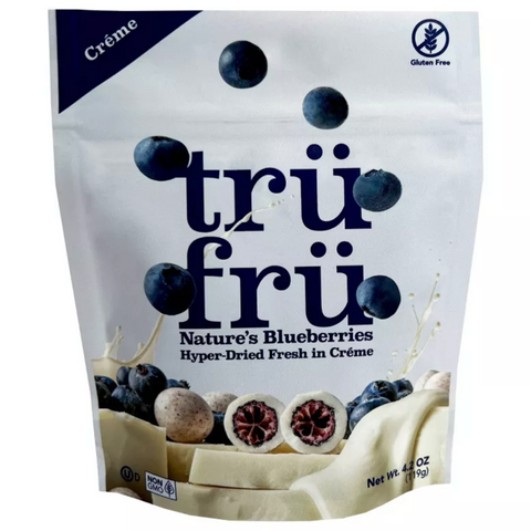 Tru Fru Hyper-Dried Blueberries & Crème Candy, 4.2oz