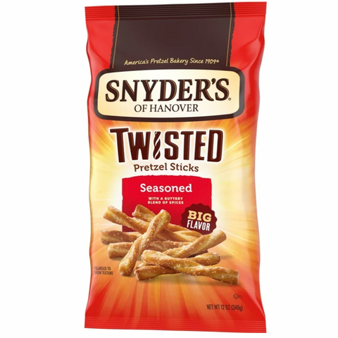 Snyder's of Hanover, Seasoned Twisted Pretzel Sticks, 12 oz