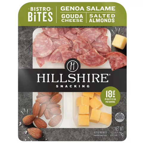 Hillshire Snacking Bistro Bites with Genoa Salami, Gouda & Salted Almonds, 2.8oz