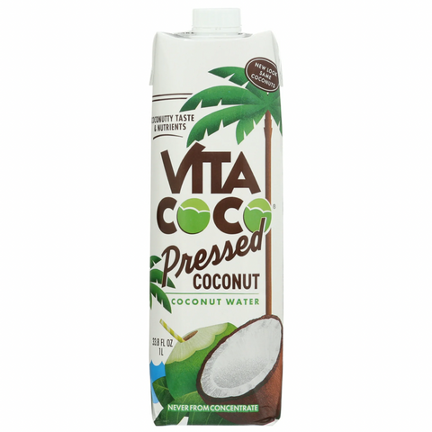 Vita Coco Pressed Coconut Water, Pure, 1 L